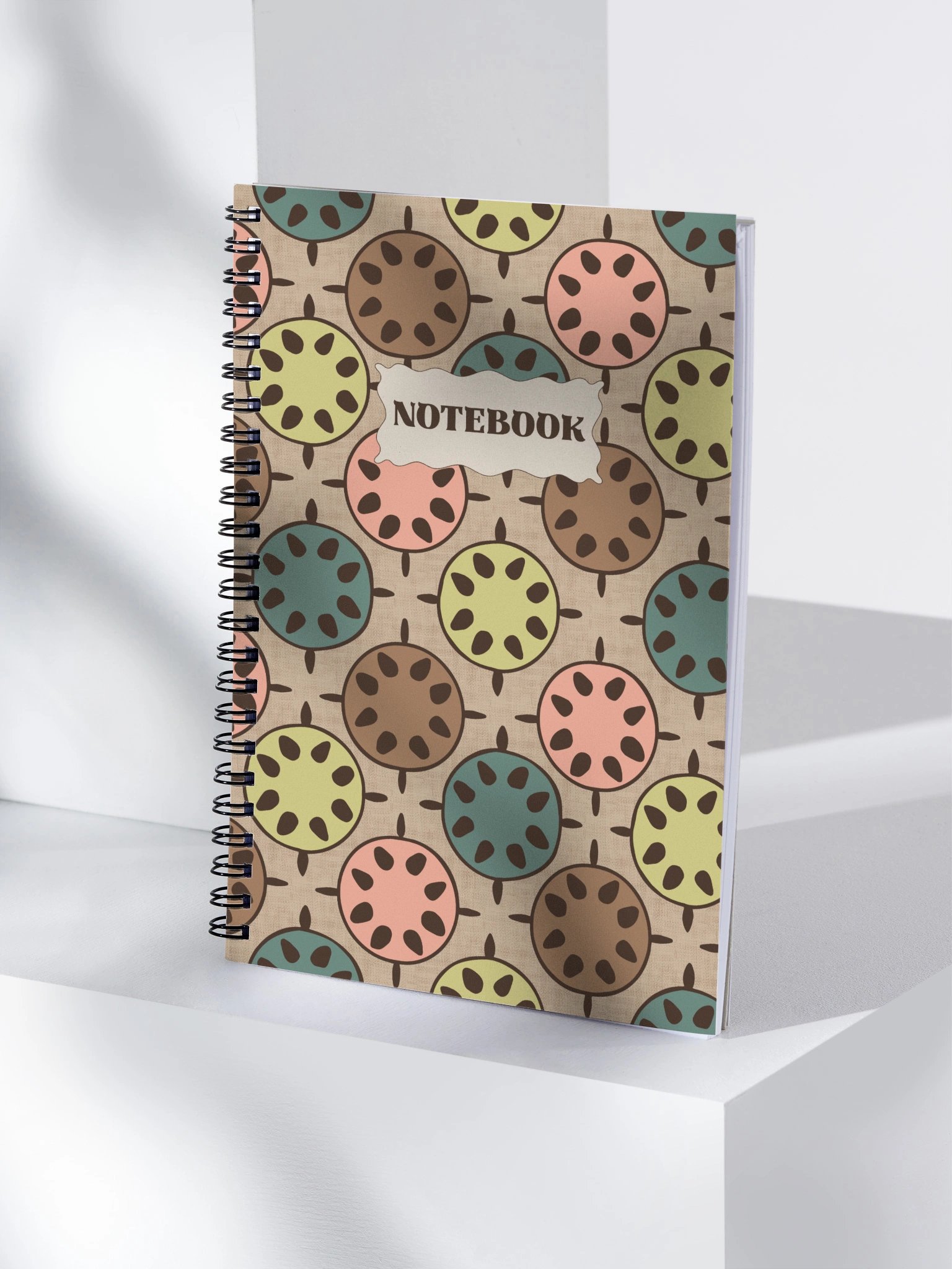 Dancing Bug Medallions Spiral Notebook product image (1)