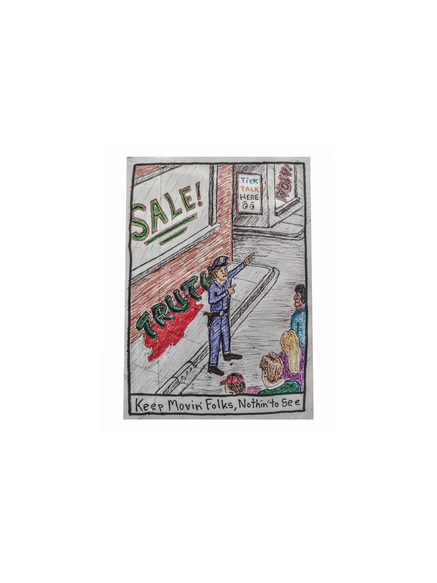 Keep Movin' Folks Print product image (8)