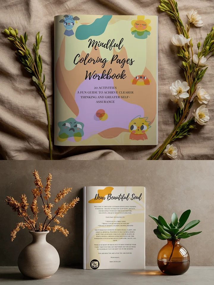 Mindfulness Art Therapy - DIGITAL Coloring Workbook for Girls & Women product image (1)