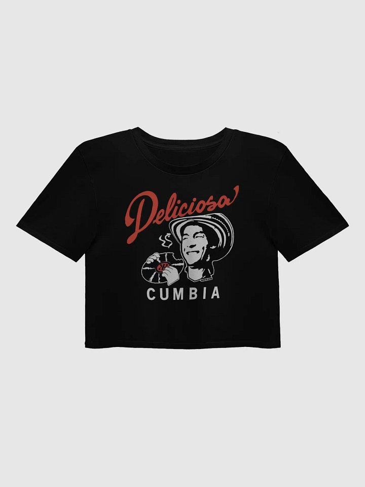 Deliciosa Cumbia | Crop Top Tee | Black product image (1)