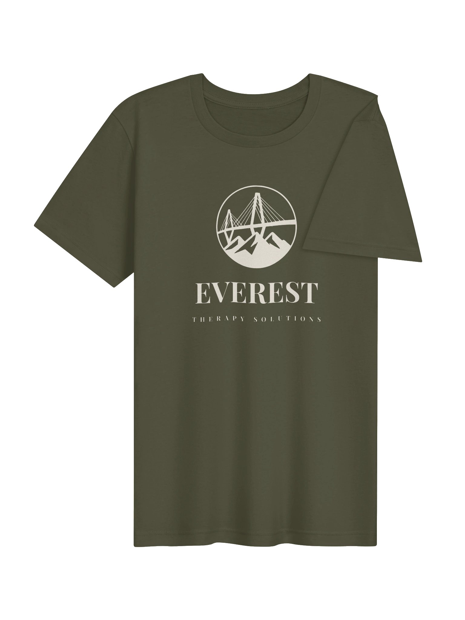 Everest Therapy Solutions — Growth. Connection. Possibility. Tee (Military Green) product image (4)