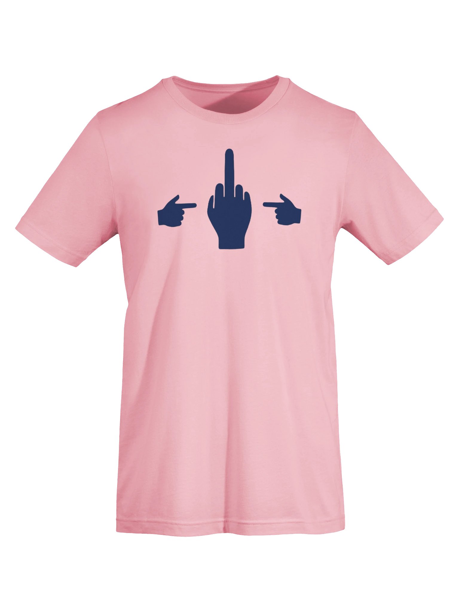 No Middle Finger Point ShopCo Navy Unisex Tee product image (17)