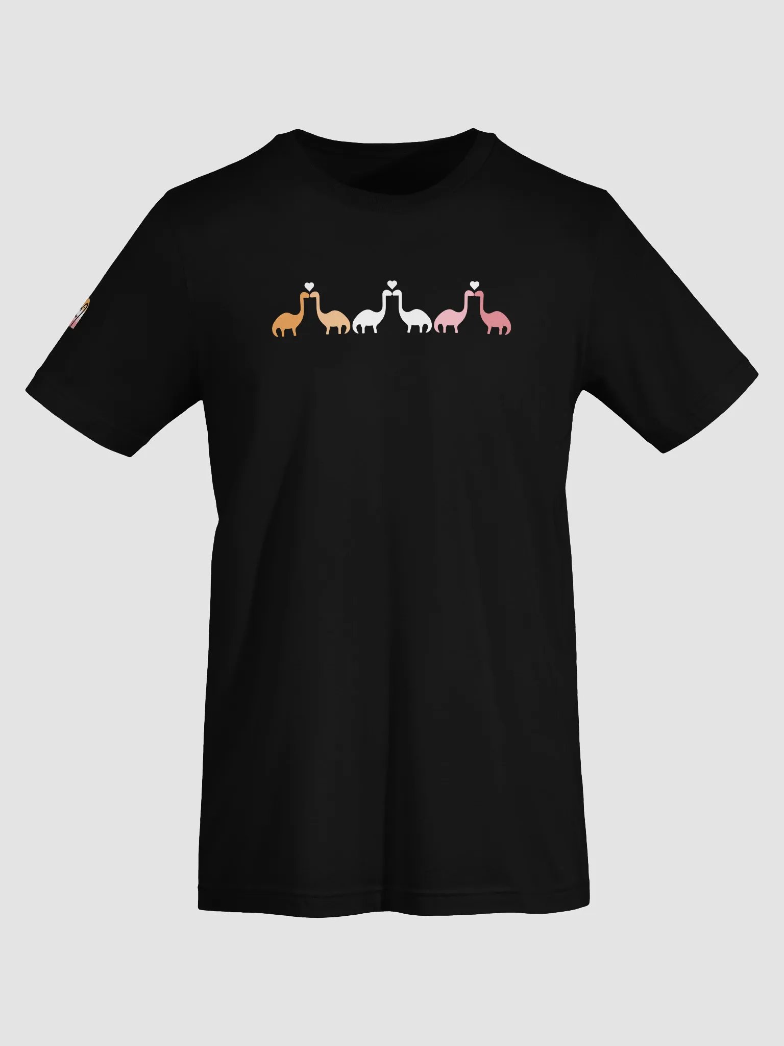 Lesbian Flag Smooch Tee product image (7)