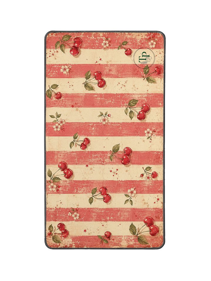 Chic Cherry Desk Mat for Creative Workspaces product image (1)