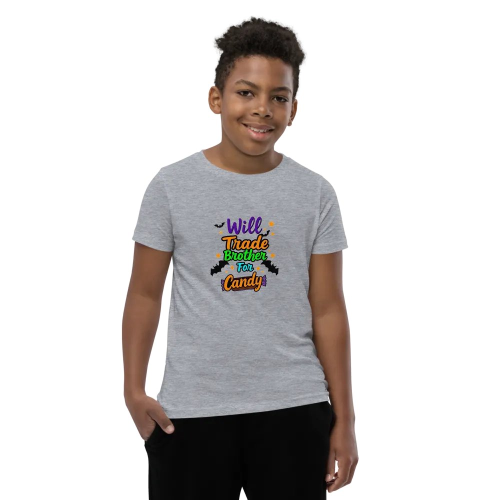 Will Trade Brother For Candy Youth T-shirt product image (7)