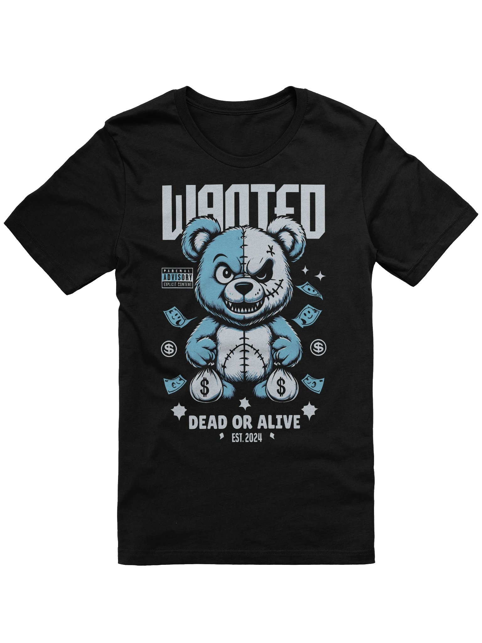Wanted Bear Mischief T-Shirt - Unisex T-Shirt – Premium Printed T-Shirt for Everyday Casual & Streetwear product image (1)