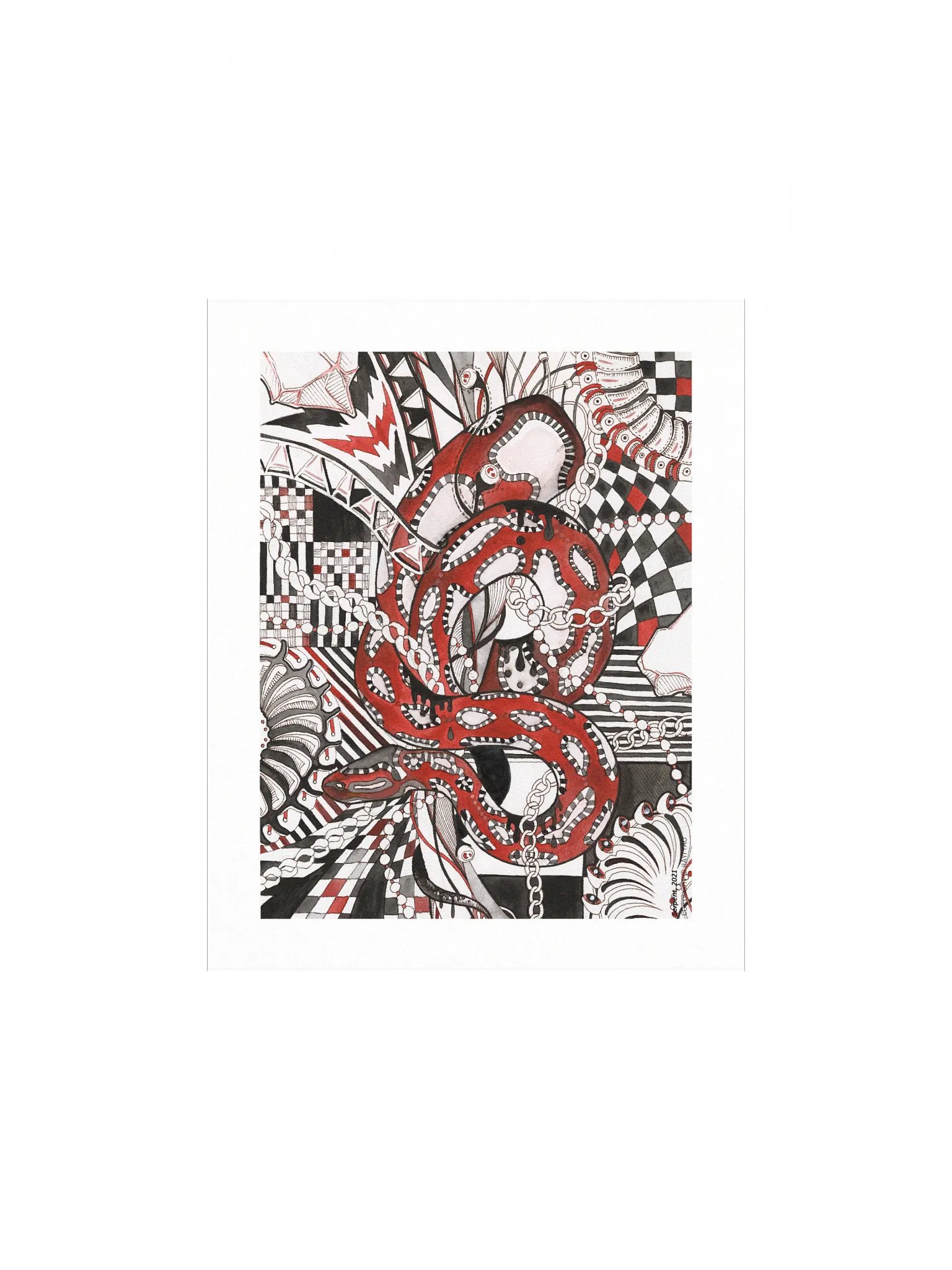 Serpent - Original Art Print product image (2)