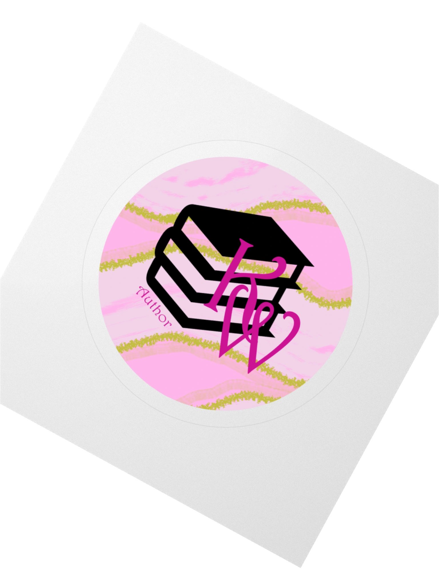 KW Original Author Logo Round Sticker product image (2)