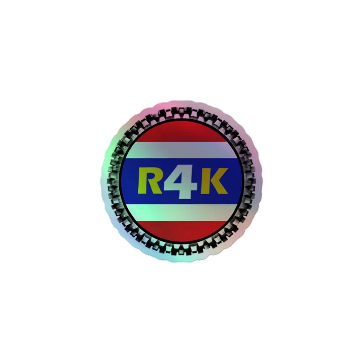 R4K Holographic Sticker product image (1)