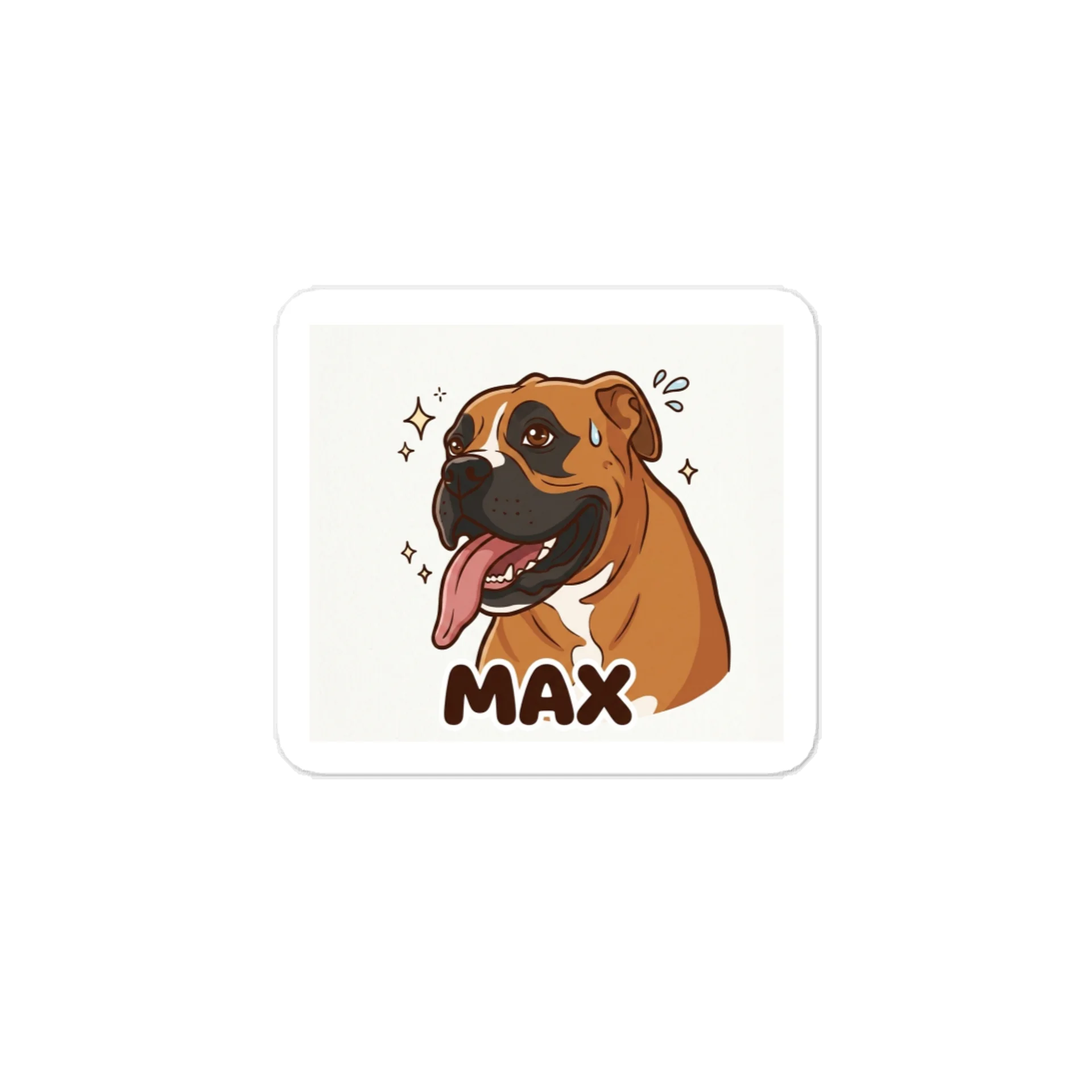 MAX Cartoon Dog Kiss-Cut Vinyl Decal product image (1)