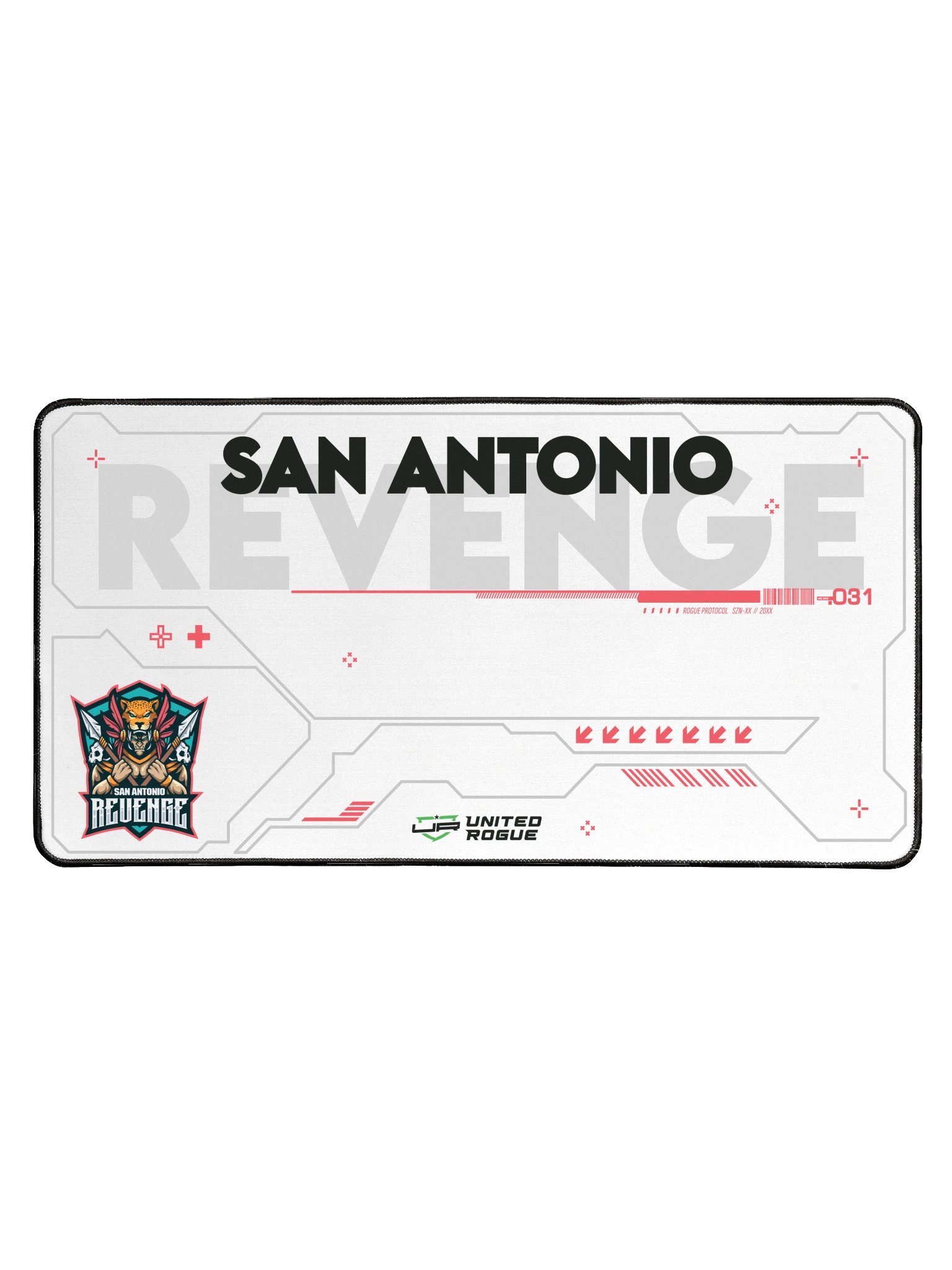 San Antonio Revenge White Desk Mat product image (1)