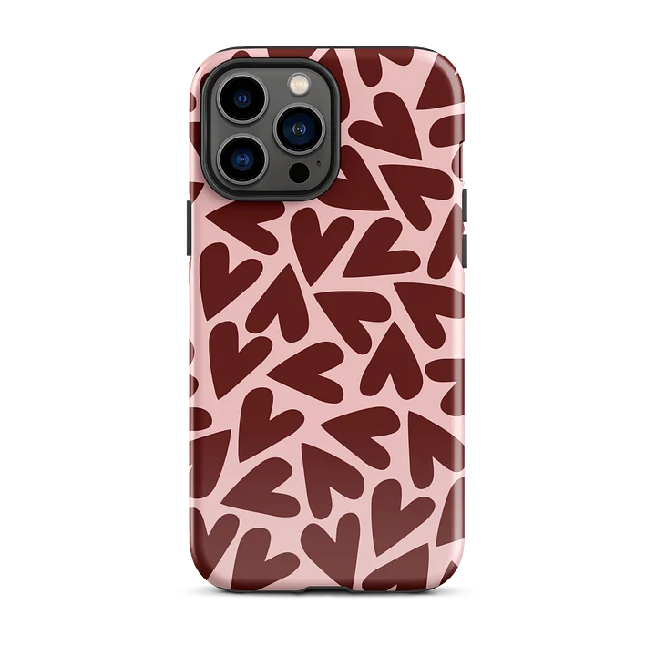 Hearts Confetti iPhone Case product image (1)