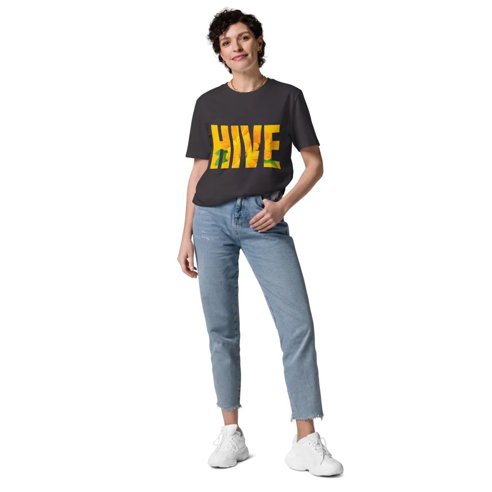 Floral HIVE Organic Tee - 100% cotton product image (179)