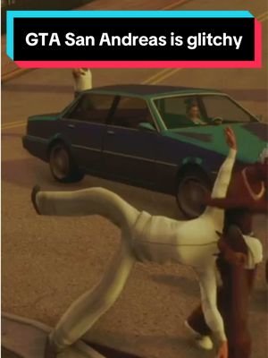 GTA San Andreas is glitchy af 🤣 #GTA #gtasa 