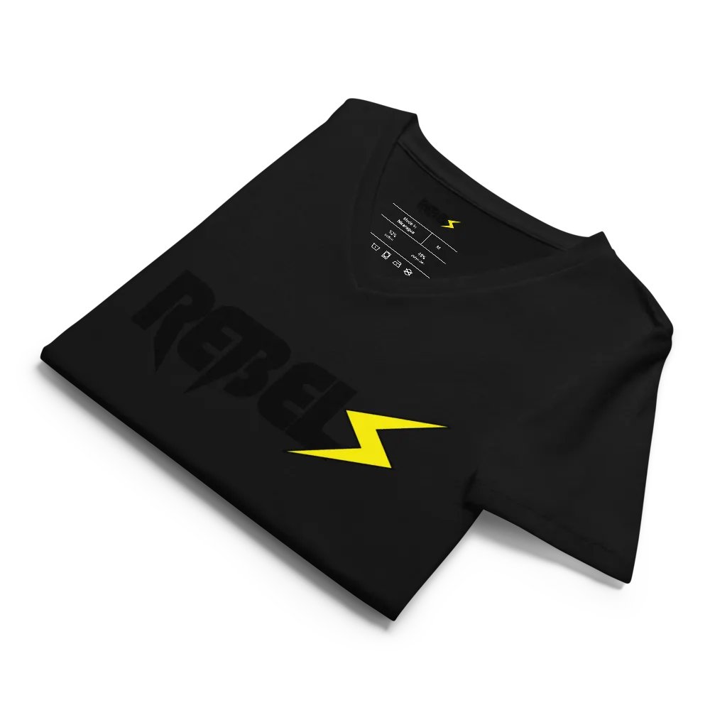 Woman's V Neck | Black | Black/Yellow product image (11)