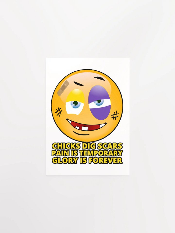 CHICKS DIG SCARS, PAIN IS TEMPORARY, GLORY IS FOREVER product image (4)