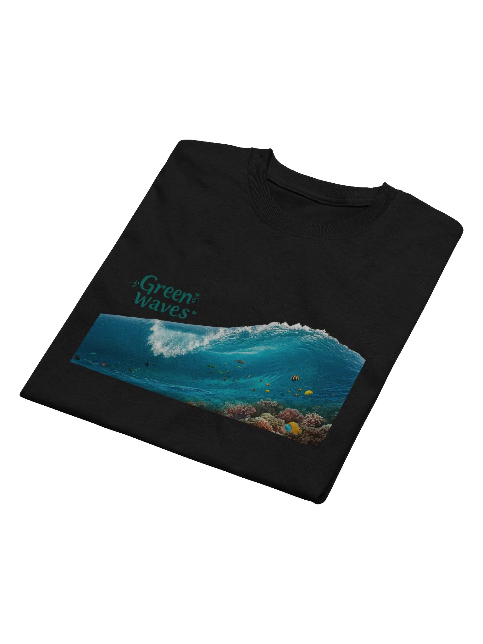 Green Wave Exploration T-Shirt product image (23)