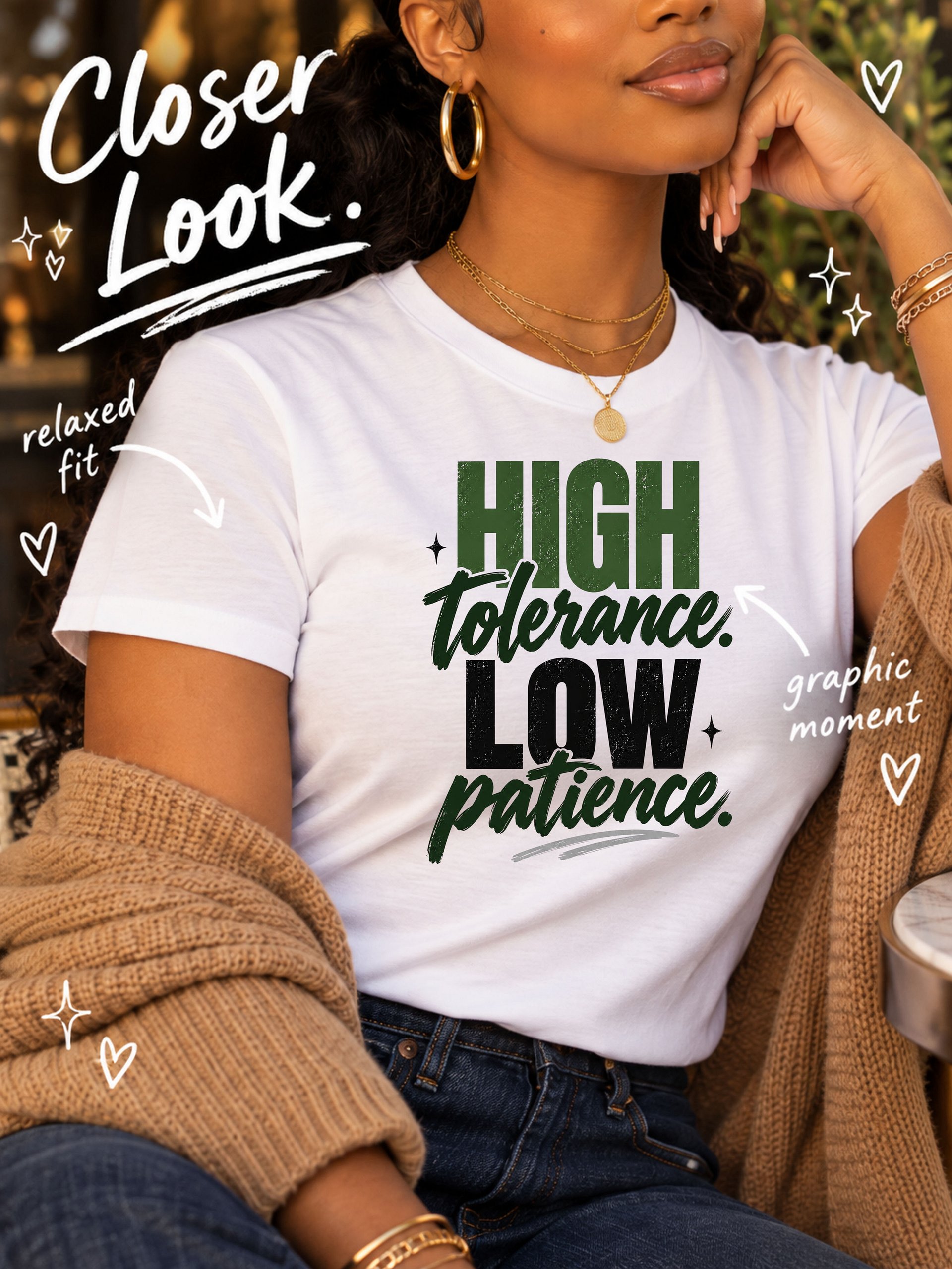 High Tolerance, Low Patience Graphic tee product image (2)