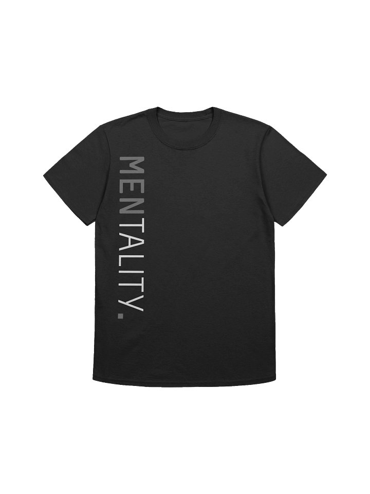 Mentality Core Men's Shirt - Dark Theme with Greyscale Logo product image (4)