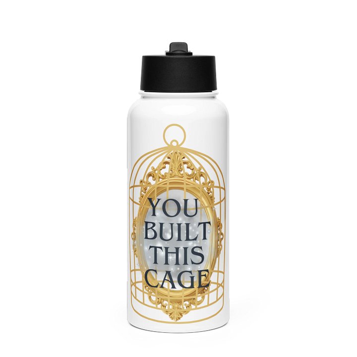 “You Built This Cage” tumbler product image (1)