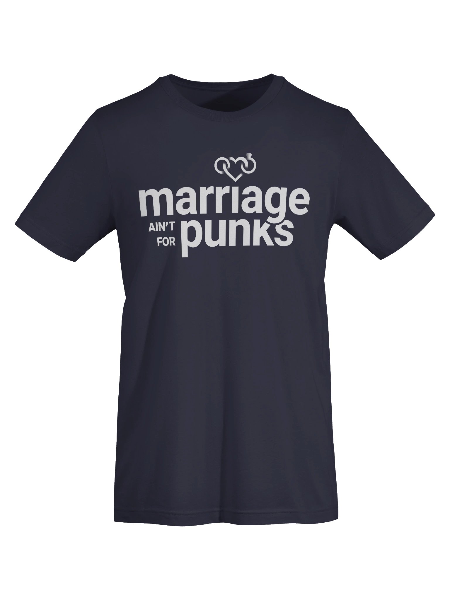 Navy Marriage Ain't For Punks Short Sleeve T-Shirt product image (7)