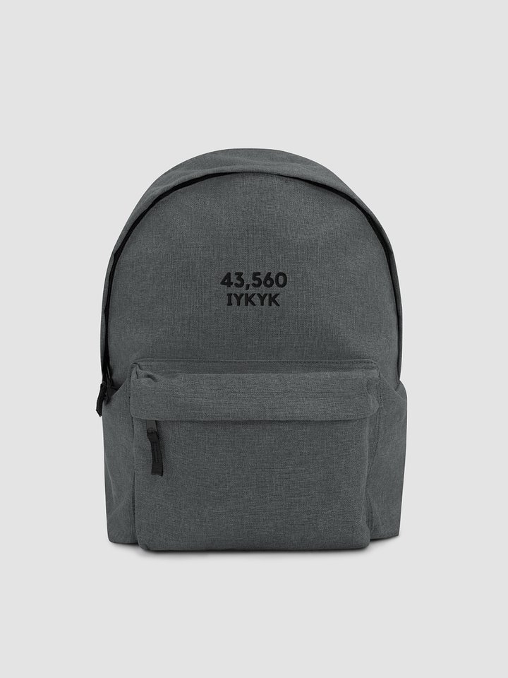 43560 IYKYK Backpack. Gray product image (1)