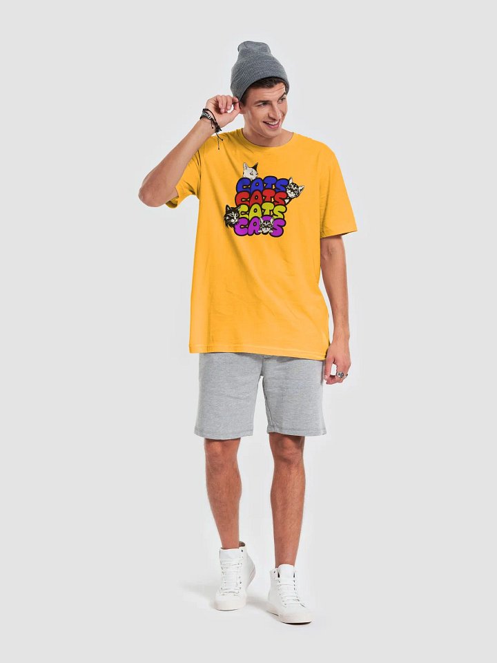 Vibrant Cat Faces Unisex T-Shirt product image (2)