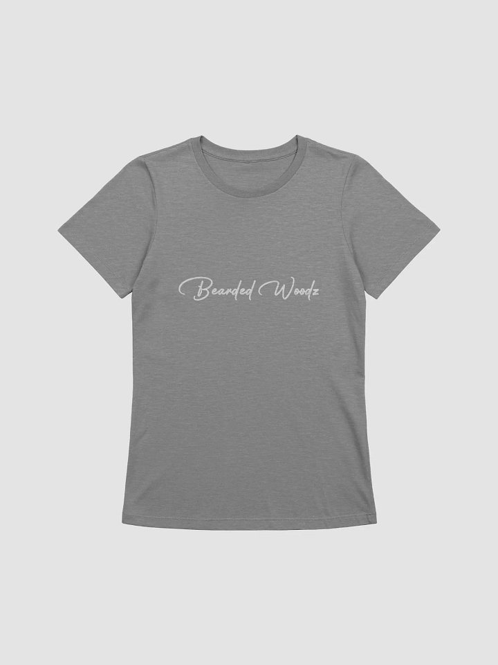 Women's Beard Woodz Signature Relaxed-fit T-Shirt (White Embroidery) product image (1)