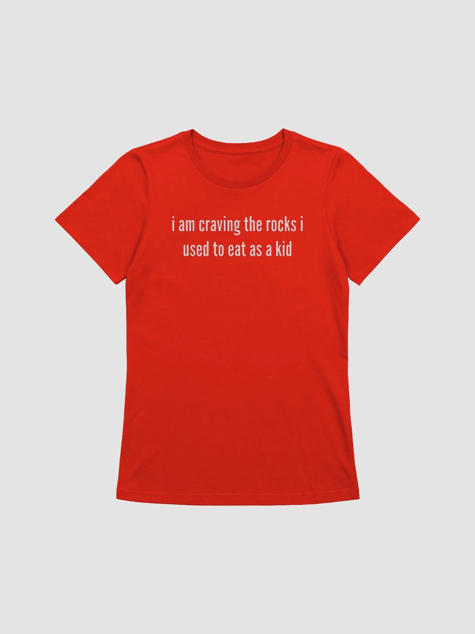 I am craving the good eating rocks supersoft femme cut t-shirt product image (2)