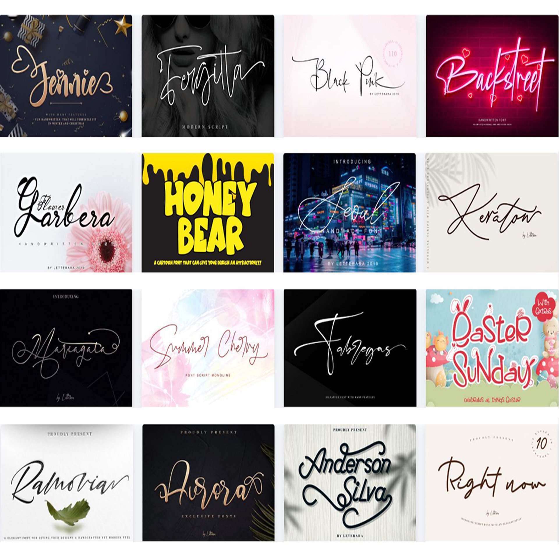 300 Canva Font Bundle – Script, Calligraphy & Handwritten Fonts | Logo, Branding & Wedding Fonts | OTF TTF Digital Download | Commercial Use product image (2)