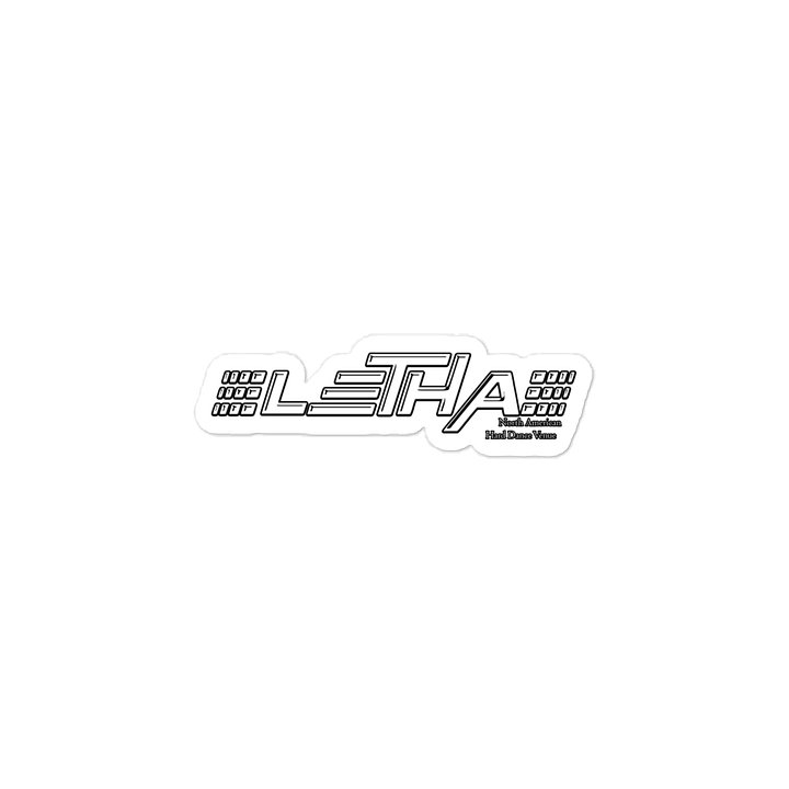 LETHA STICKER - TEXT LOGO product image (2)