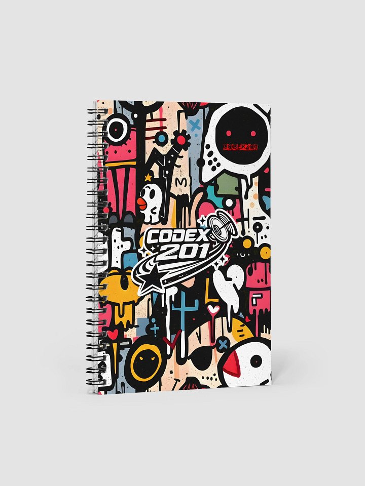CODEX201 Graffiti Spiral Notebook product image (1)