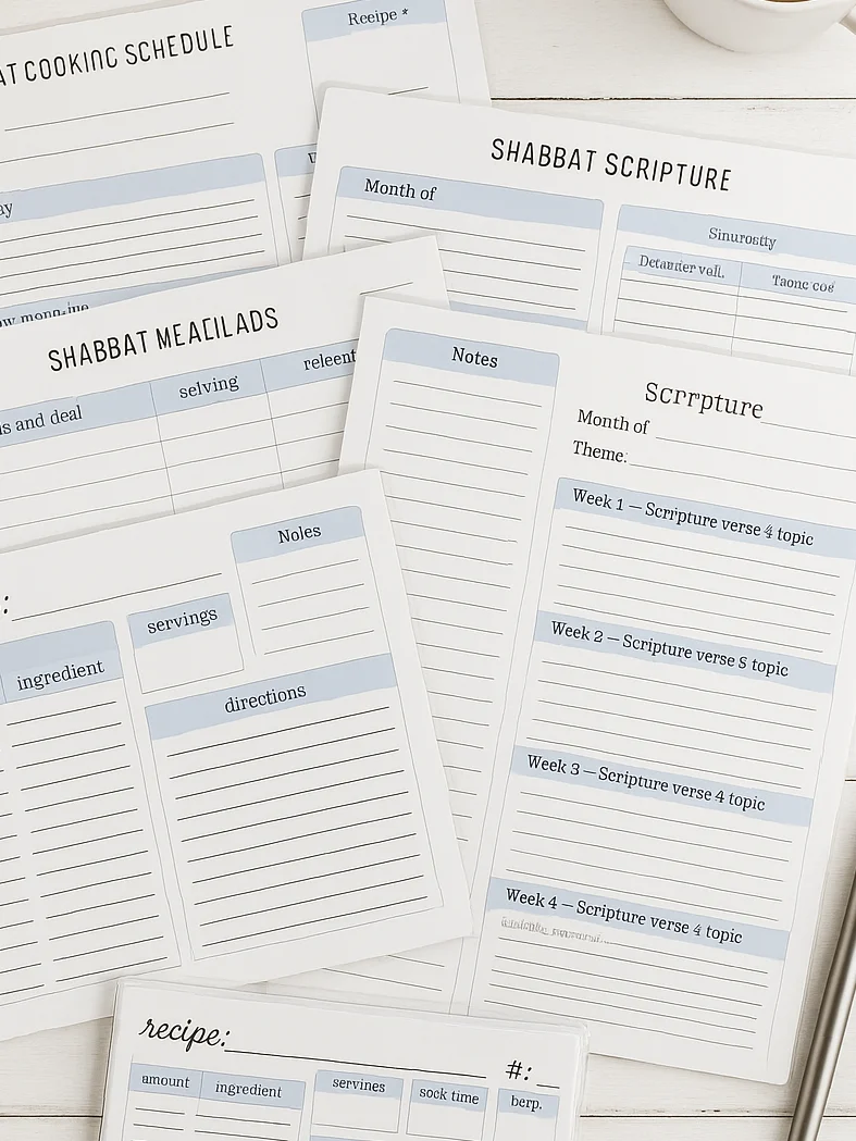Shabbat Planner (Members) product image (1)