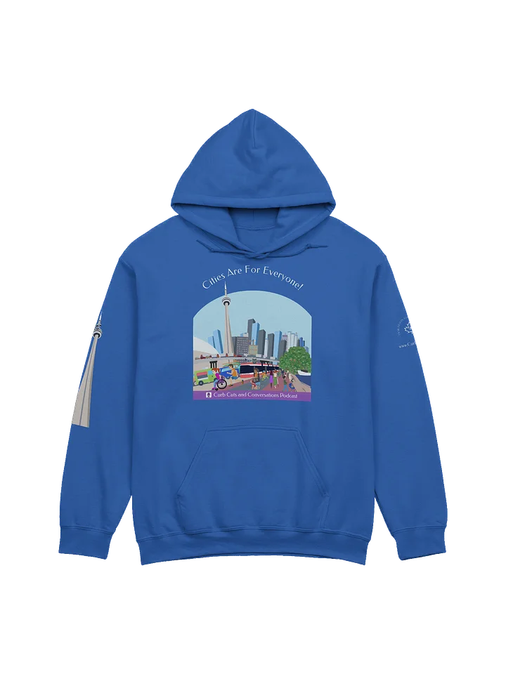 SALE! Curb Cuts and Conversations (Queen's Quay, Toronto Design): Unisex Hoodie., 2025 edition product image (1)