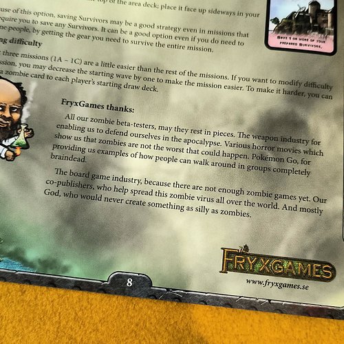 🙄 So many things wrong in this thank you note.
Jesus...

#afterthevirus #fryxgames