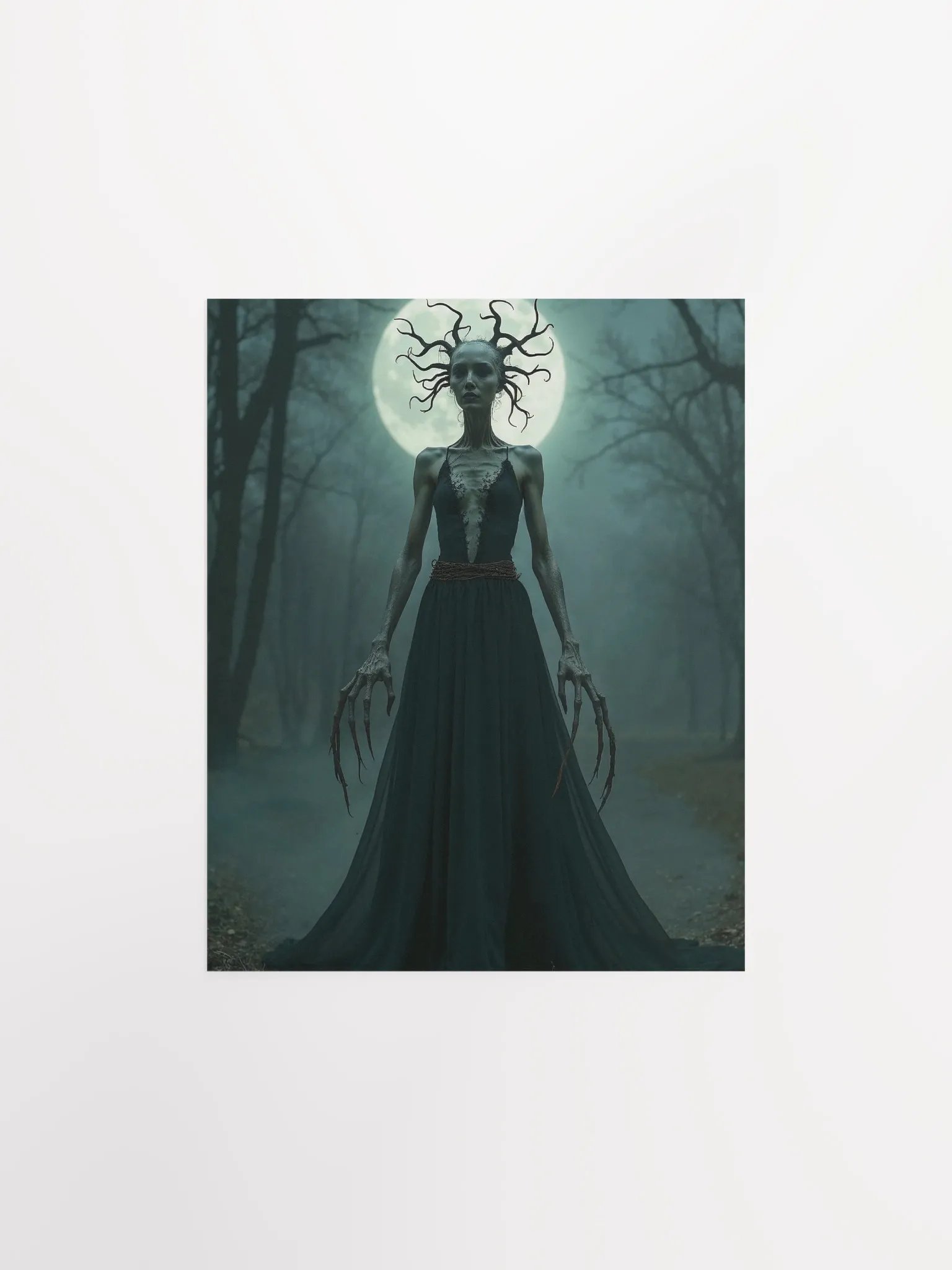 Moonlit Forest Witch Poster product image (6)