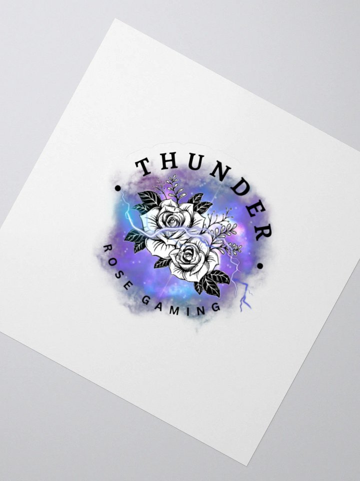 Thunder Rose Gaming Kiss Cut Stickers product image (2)