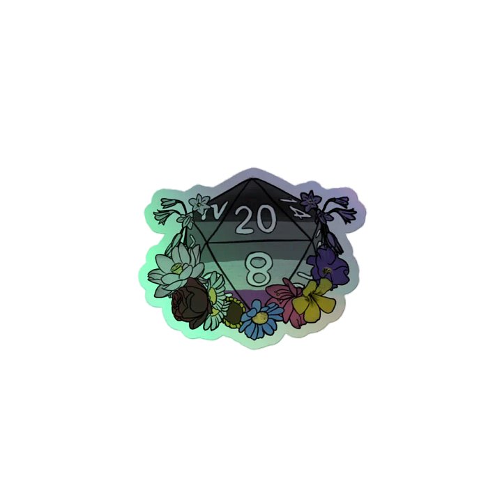 DnD Inspired Pride - Sticker - Ace Holo product image (1)