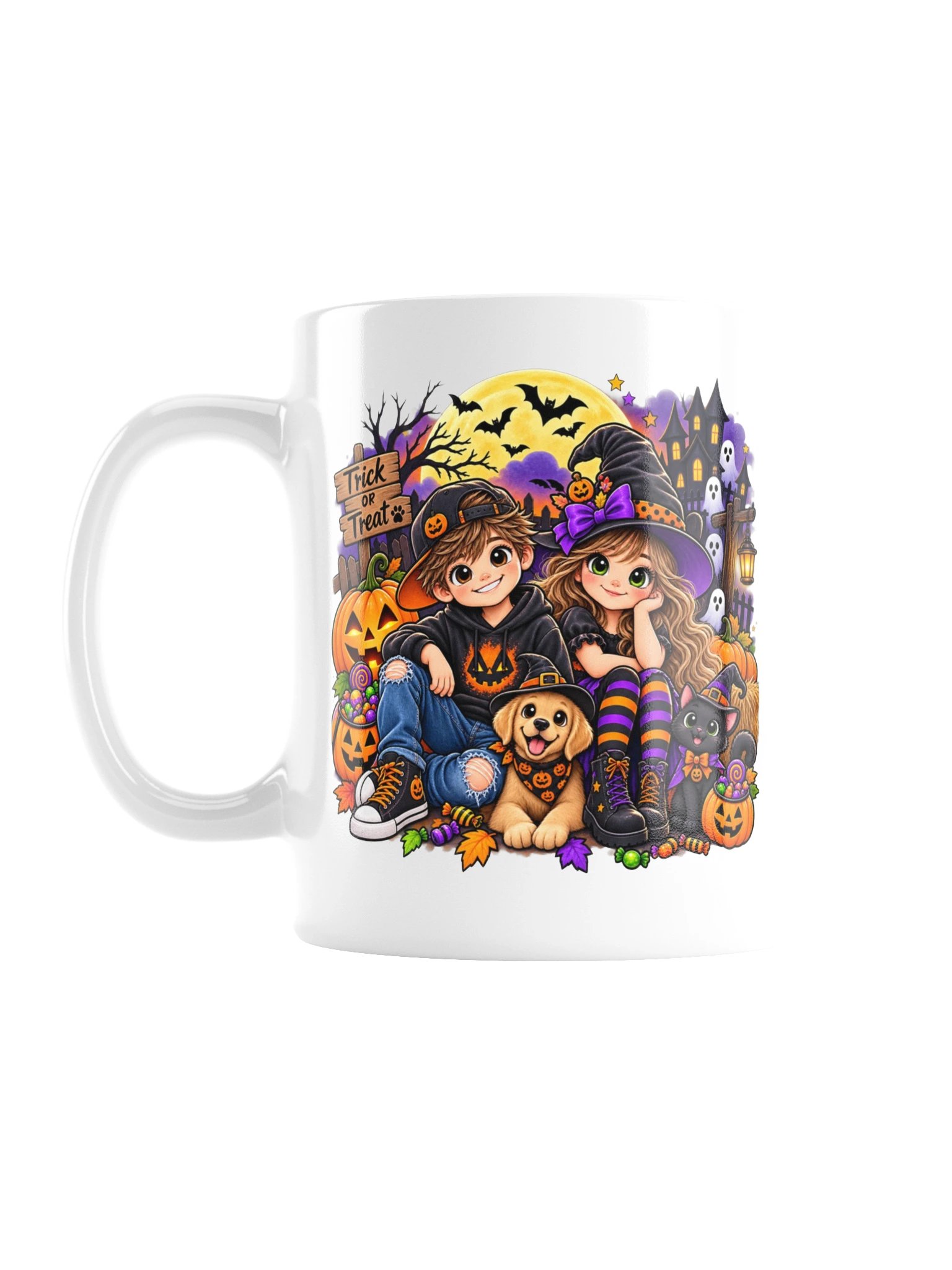 Halloween Friends & Pets Mug product image (1)