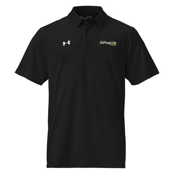 Plug It In Solar High-Quality Men's Polo Shirt product image (1)