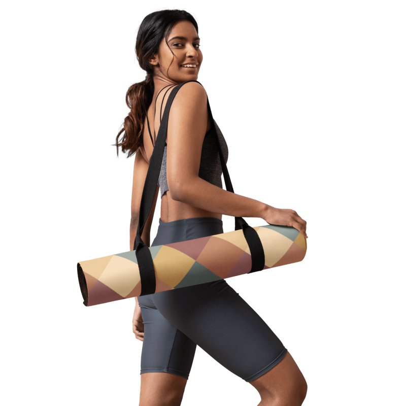 Abstract pastel geometric Yoga Mat product image (3)