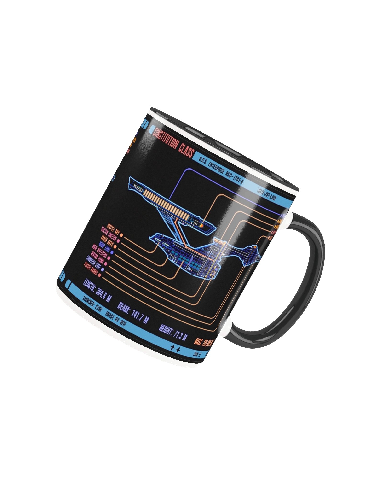 LCARS Constitution Mug product image (38)