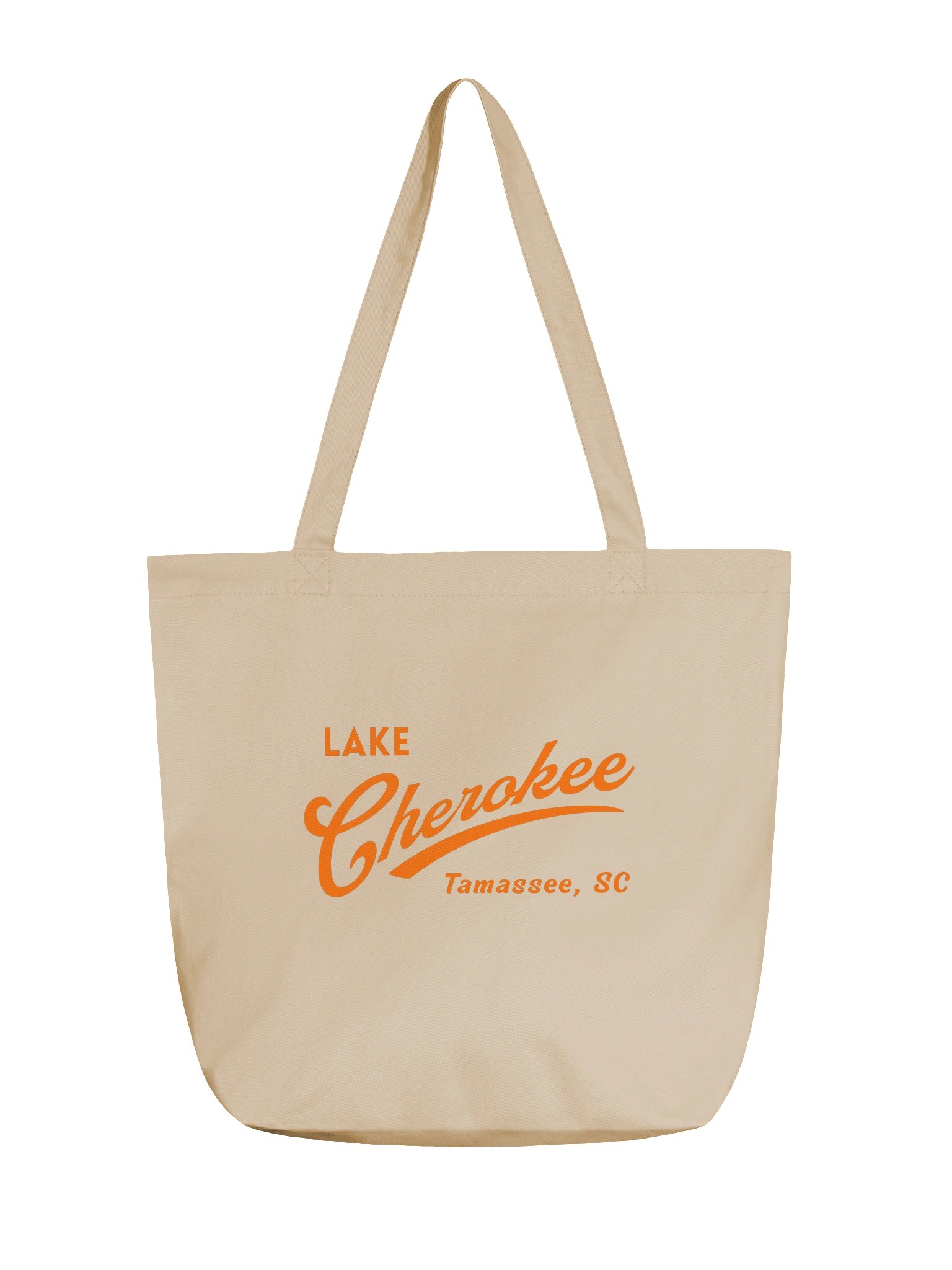 Lake Cherokee Swoosh Tote (orange) product image (1)
