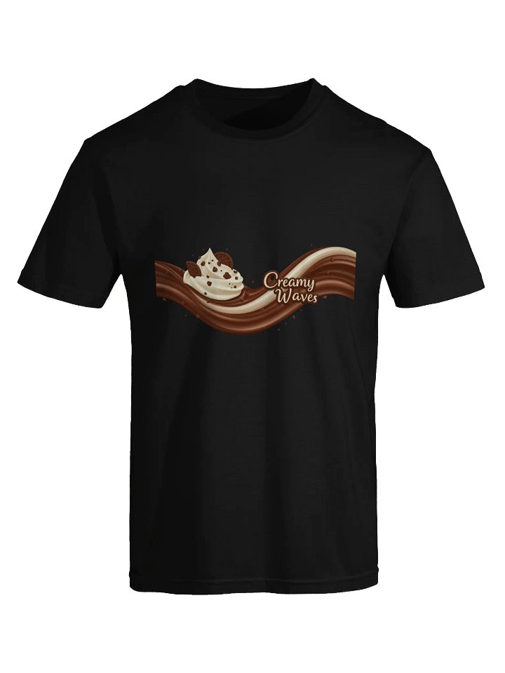 Creamy Waves Cotton T-Shirt product image (10)