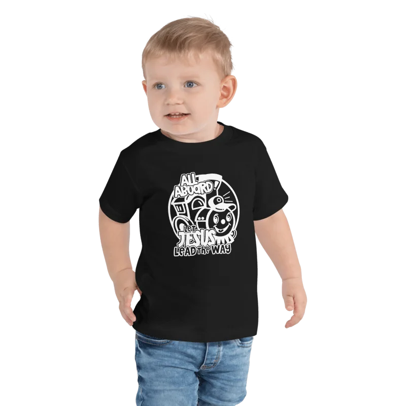 All Aboard - Let Jesus Lead the Way Toddler T-Shirt product image (6)