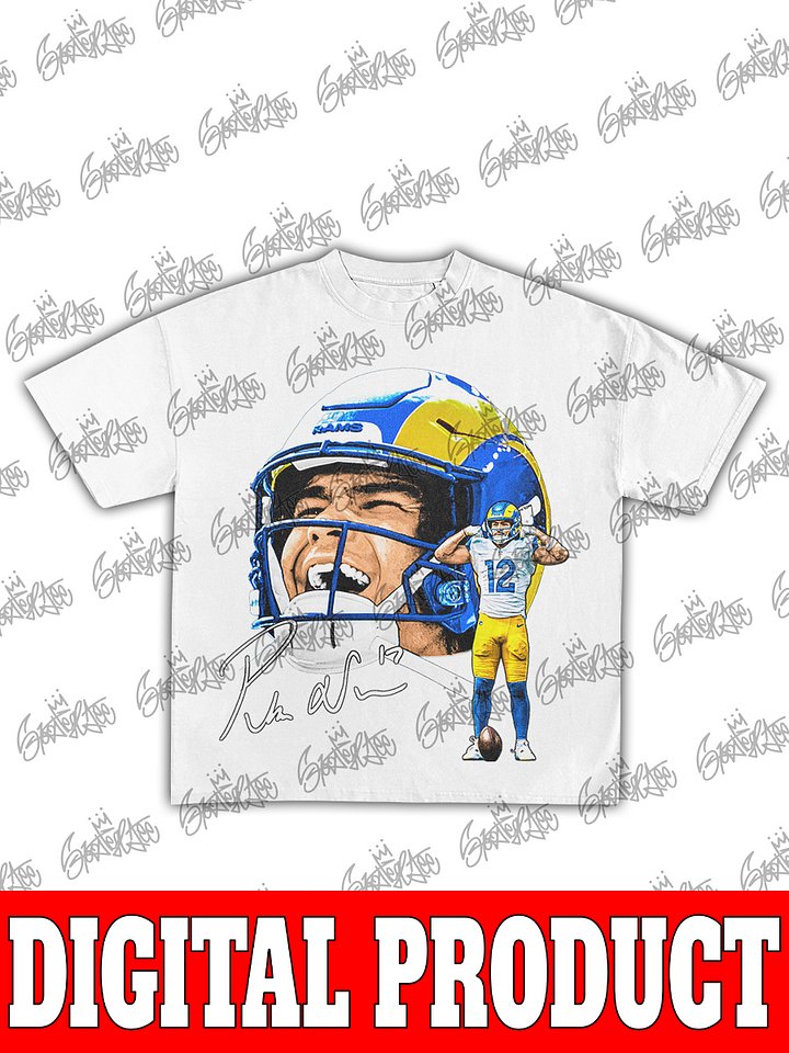 Puka Nacua Los Angeles Rams Vintage Rookie Record Bootleg Graphic product image (2)