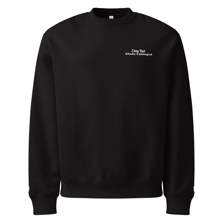 cozy but kinda unhinged oversized crewneck product image (1)