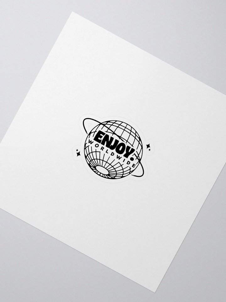 Enjoy Globe Sticker product image (2)