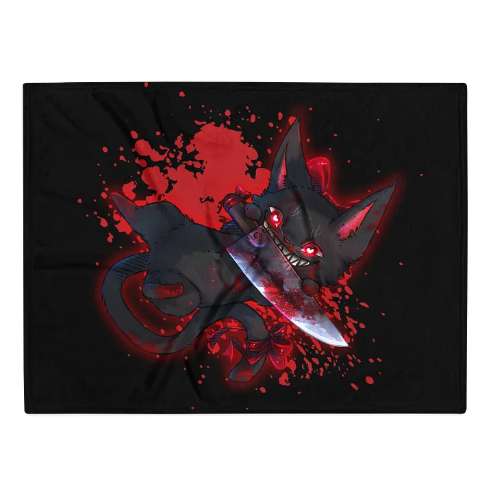 Purrfect Sweethearts | Blood Oath Cat Blanket product image (1)