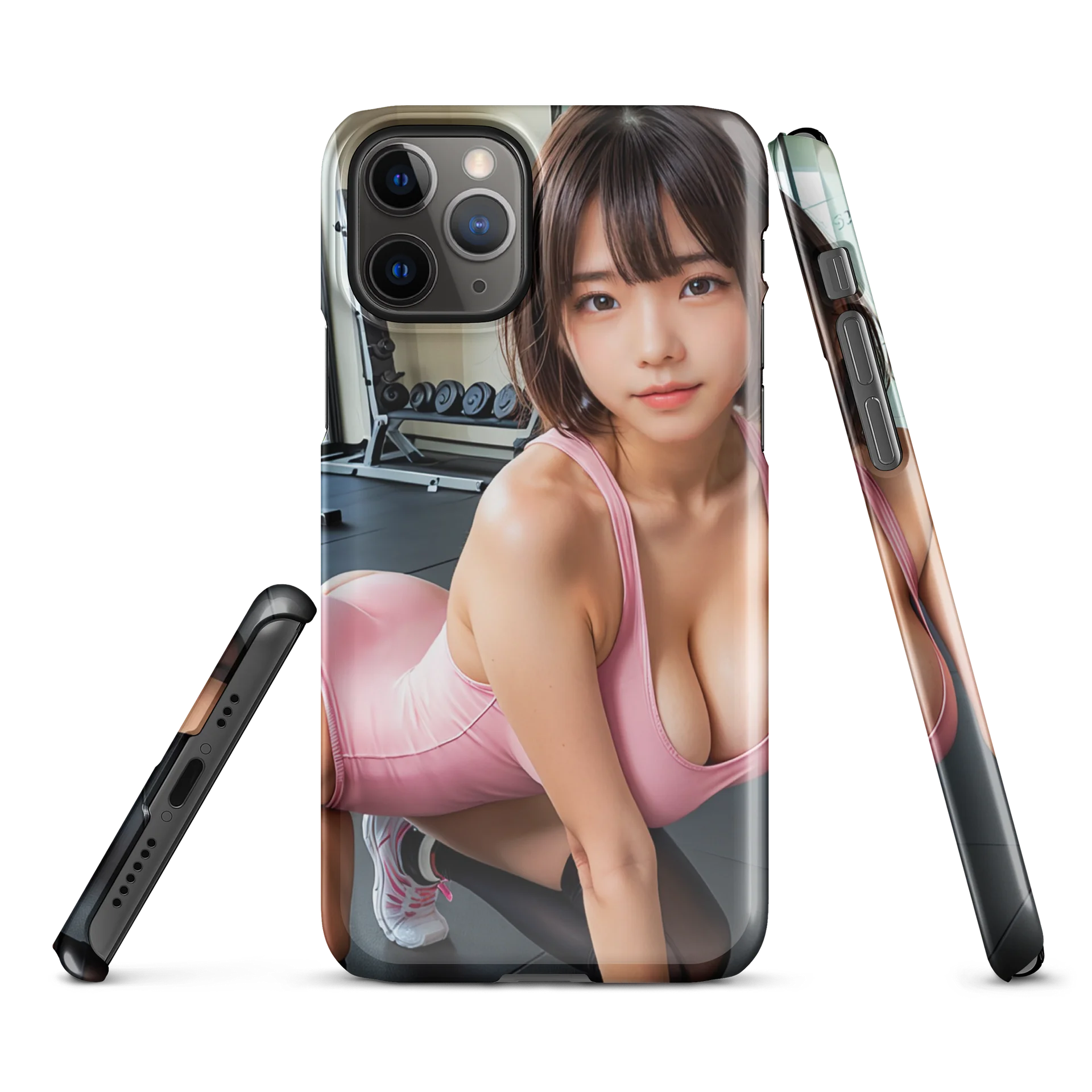 Fitness Gym Girl iPhone Snap Case - Slim Protective Phone Cover product image (1)